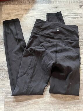 lululemon athletica women Black legging size 0